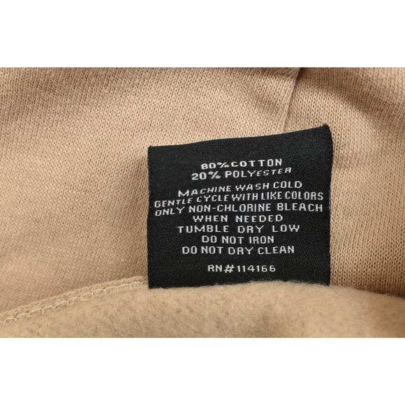 Colosseum Men's Regular Size XL Beige Illinois Hoodie Cotton Blend NEW - Picture 3 of 8